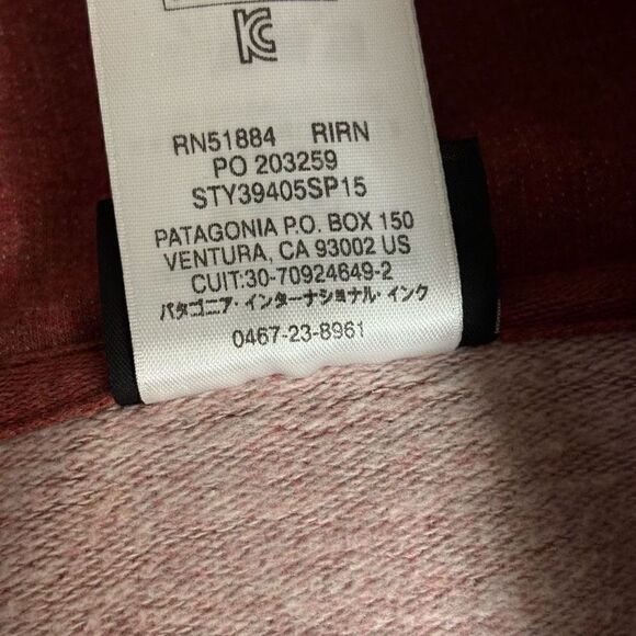 Patagonia Mens Flying Fish midweight hooded full-zip Sweatshirt Organic Cotton s - Picture 8 of 11